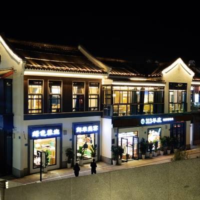 夜景模特