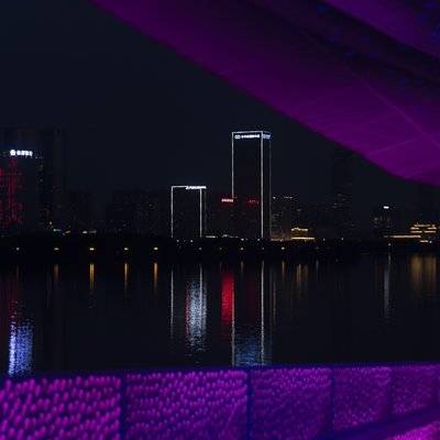 夜景模特