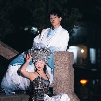 夜景模特