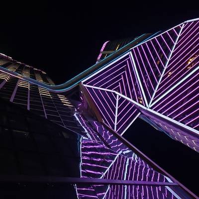 夜景模特