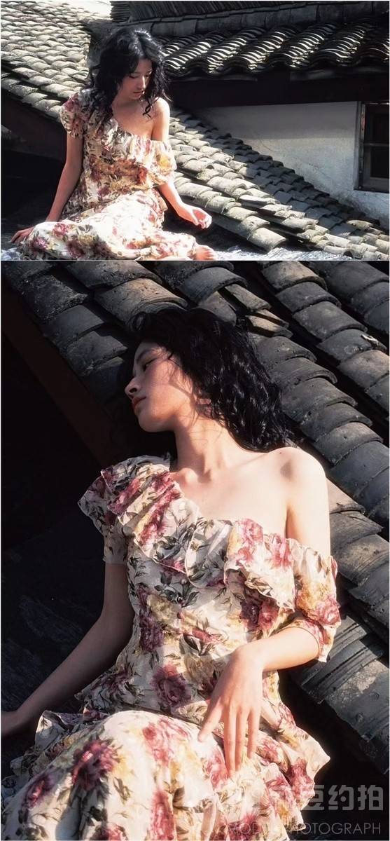 黑白模特
