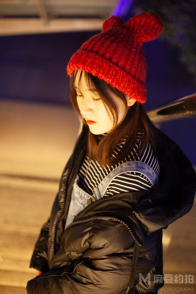 夜景模特