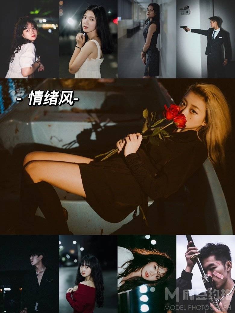 情绪模特