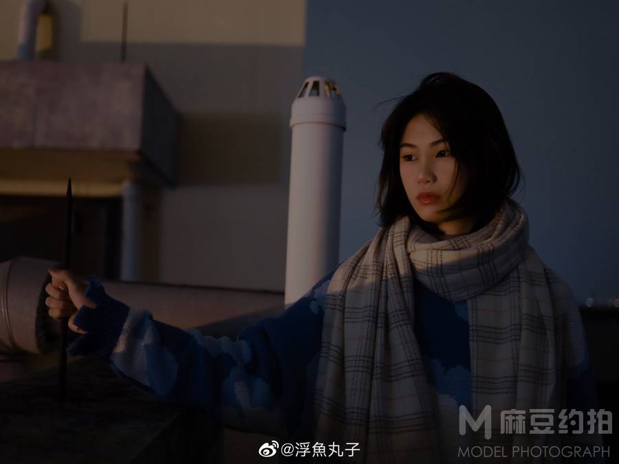夜景模特