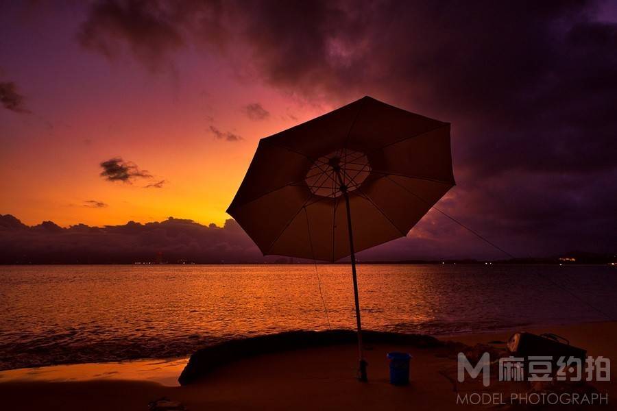 夜景模特