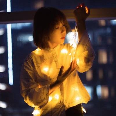 夜景模特