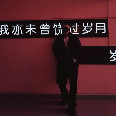 黑白模特