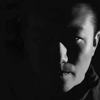 黑白模特
