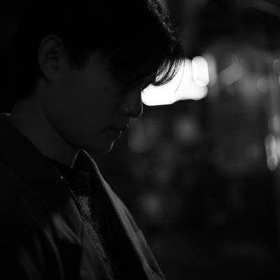黑白模特