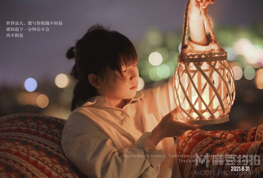 夜景模特
