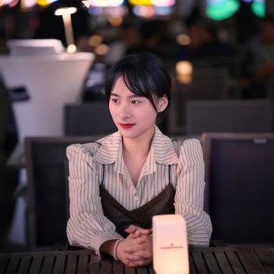 夜景模特
