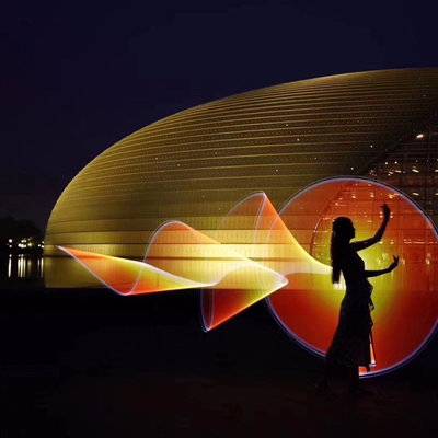 夜景模特