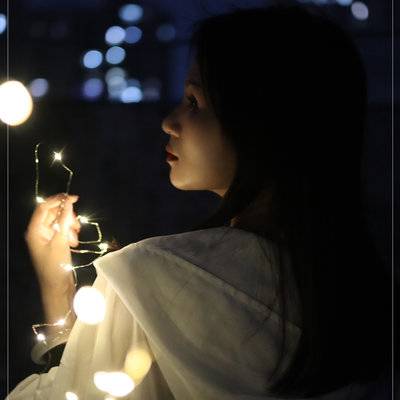 夜景模特