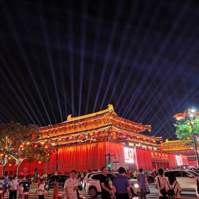 夜景模特
