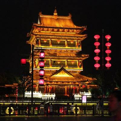 夜景模特