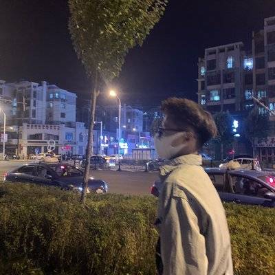 夜景模特