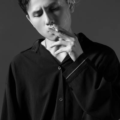 黑白模特