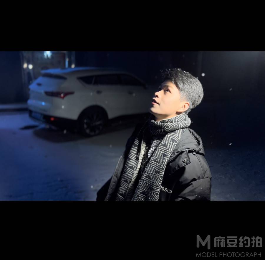 夜景模特