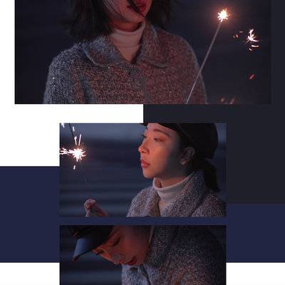 夜景模特