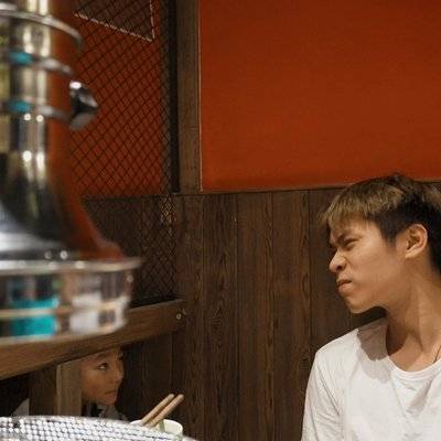 黑白模特
