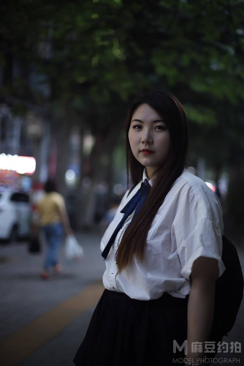 黑白模特