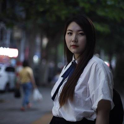 黑白模特