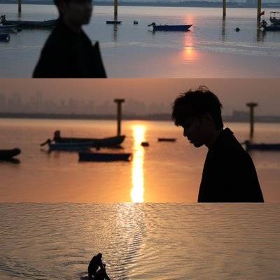 黑白模特