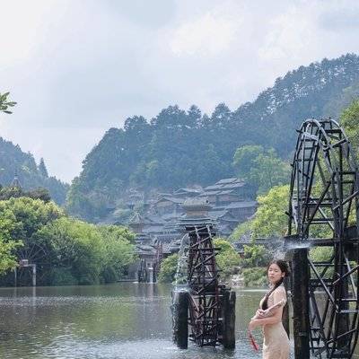 黑白模特