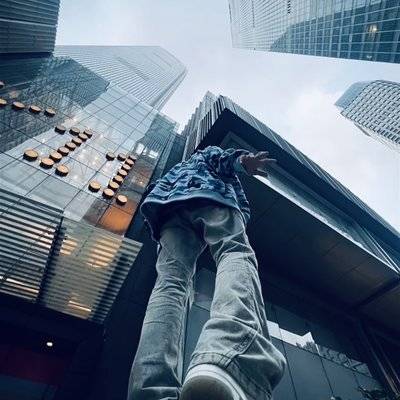 黑白模特