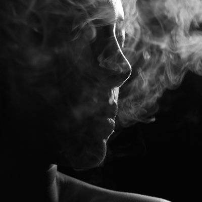 黑白模特