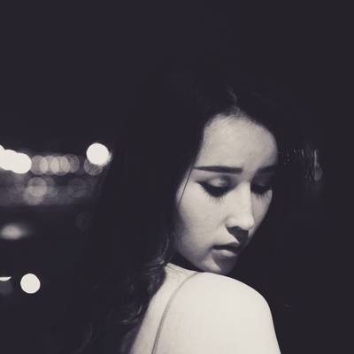 黑白模特