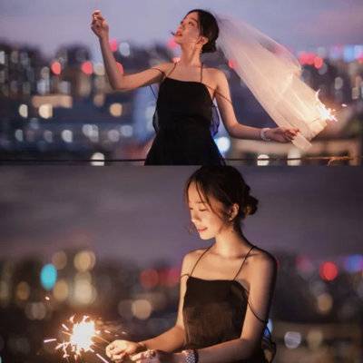 夜景模特