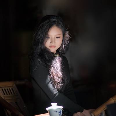 黑白模特