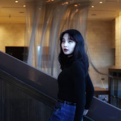 黑白模特