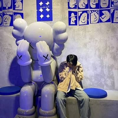 黑白模特