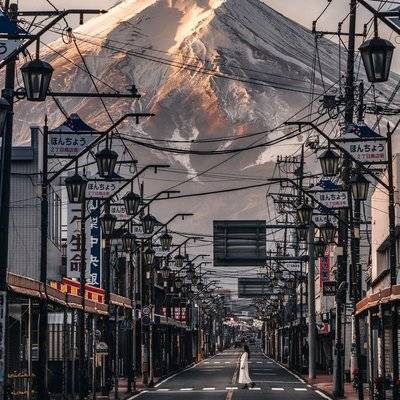 夜景模特