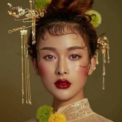 妆容模特