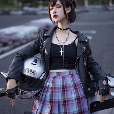 黑白模特