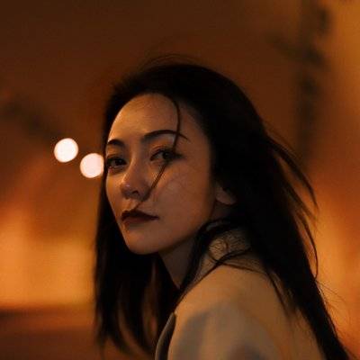 黑白模特