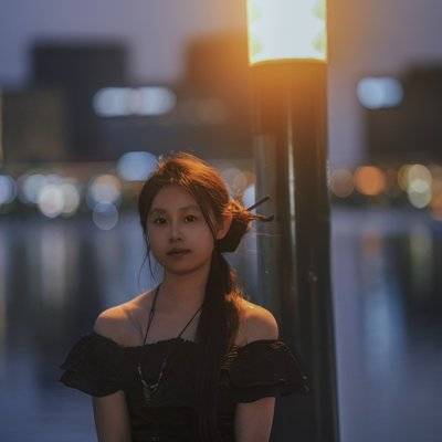 夜景模特