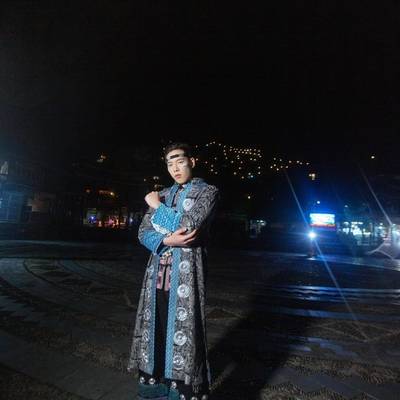 夜景模特
