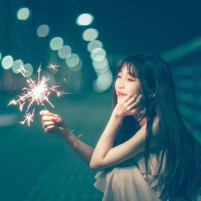 夜景模特