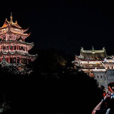 夜景模特