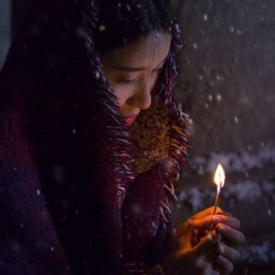 夜景模特