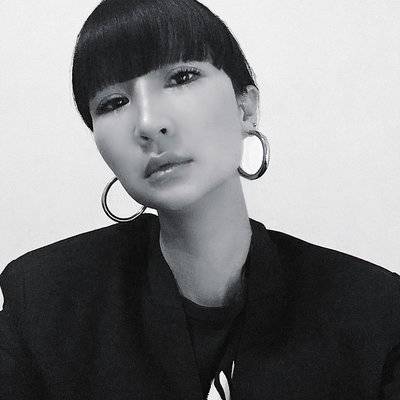 黑白模特
