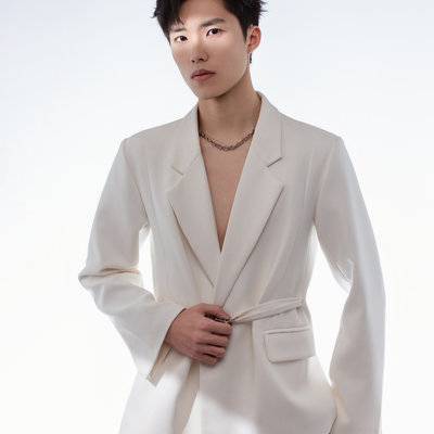 黑白模特
