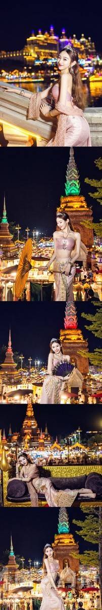 夜景模特