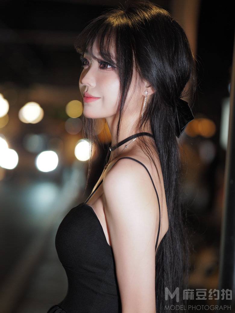 夜景模特