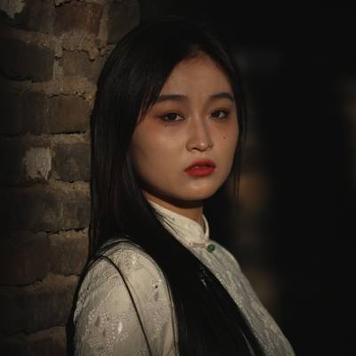 黑白模特