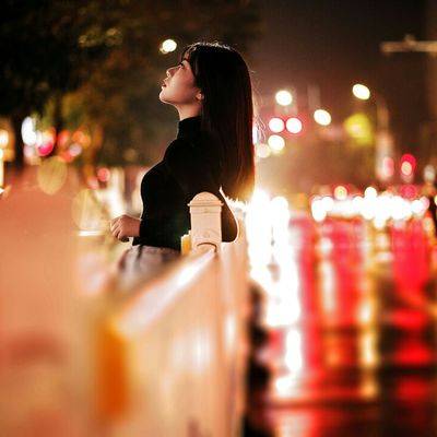 夜景模特